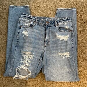 American Eagle High-Rise Stretch Mom Jeans